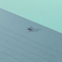 デザインフィル 便箋 色を贈る A5 青 20569006 1セット(2冊)