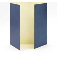 デザインフィル カラー色紙 シール付 箱入り 紺A 33266006 1個