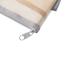 デザインフィル ペン&ツールポーチ メッシュ グレー 53345006 1個