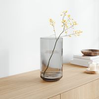 アントレックス Umbra ライラ ベース ミディアム 幅100×奥行100×高さ180mm スモーク 21017414582 1個（直送品）