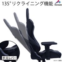 【軒先渡し】関家具 Contieaks ゲーミングチェア ルセル V2 グレー 347804 1脚（直送品）