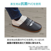 キングジム 靴のまま履ける抗菌スリッパ Lサイズ SLP10-L 1足