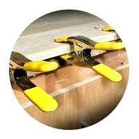 エスコ 105mm/ 30mm クランプ(超強力/スチール製) EA526AH-1 1セット(10個)（直送品）