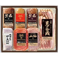 山野井 マイスター山野井　黒豚焼豚２種と合鴨セット GY84G 1個（直送品）