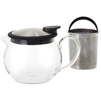 FORLIFE JAPAN ボラ ガラスティーポット444mlBkg 831BKG 1個（直送品）