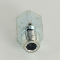 マルエム産業 高圧 鋼製 ネジ継手 メスオスエルボ(Rc×R)3価クロメート処理品 1/4 LCM 1/4-10 1包(10個入)（直送品）