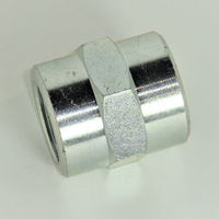 マルエム産業 高圧 鋼製 ネジ継手 ソケット(Rc)3価クロメート処理品 1/2 SS 1/2-5 1包(5個入)（直送品）