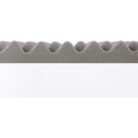 西川 西川カラダがよろこぶ 寝ごこちを ラクラ　SU01SD　セミダブル　高反発凸凹日本製ウレタン　マットレスパッド 2460-10615（直送品）