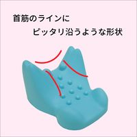 3セット 首 マッサージ 首こり 肩こり 解消 期待 ストレッチ 枕 ネックピロー つぼ押し 気持ちいい ストレス リラックス 疲労 軽減（直送品）