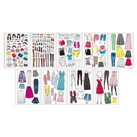 コクヨ WORK×CREATEシリーズ ファッションコーデブック2 シールブック KE-WC63 1冊