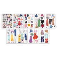 コクヨ WORK×CREATEシリーズ ファッションコーデブック1 シールブック KE-WC62 1冊