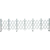 ゲート工業 パネルキャスターゲート Lタイプ 高さ2.0m(柱高1.4m)×間口3.6m 片開き ALS-2P1-36 1基（直送品）