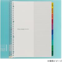 マルマン セッション バインダー A4 30穴 ライトブルー F584-52 1冊