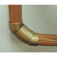 OMSORG(オムソリ) オムソリPRO手すり3565シリーズ  ニューコーナー(W)金具 35 ゴールド C3590G 1個（直送品）
