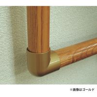 OMSORG(オムソリ) オムソリPRO手すり3565シリーズ  固定コーナー金具 35 シルバー  NGK-35S 1個（直送品）