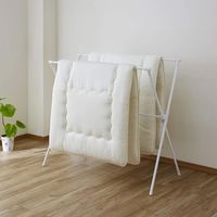 平安伸銅工業HEIAN SHINDO X型伸縮室内物干し SMW-2 4台（直送品）