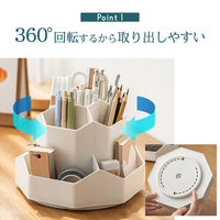 ベストアンサー life-166-wh ペンホルダー 大型 ホワイト 1セット（直送品）