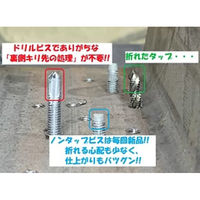 ノンタップビス ナベ頭 ミニパック 5×10mmmm タッピンねじ 下穴専用 高強度 1100100000667 1パック(約60本入)（直送品）