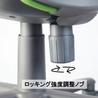 アイコ(AICO) オフィスチェア セミローバック 肘付 防汚性布張り仕様 OA-1055EJ(FG3)BU 1脚（直送品）