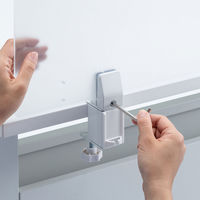 【アウトレット】サンワサプライ パーティション用クランプ台座(配線対応タイプ) SPT-DPOP2 1セット(2個入)（直送品）