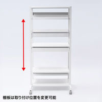 サンワサプライ RoHS10対応キーボードスライダー付きパソコンラック(W650×D610mm) RAC-507 1個（直送品）