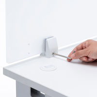 サンワサプライ パーティション用クランプ式台座 SPT-DPOP1 1セット(2個入)（直送品）