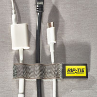 RIP-TIE(リップタイ) ケーブルキャッチ 25.4mmX304.8mm 5本入 緑 C-12-005-GN 1袋(5本)（直送品）