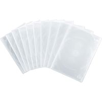 サンワサプライ DVDトールケース（6枚収納・10枚セット・クリア） DVD-TN6-10CL 1個（直送品）