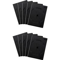 サンワサプライ DVDトールケース(6枚収納・10枚セット・ブラック) DVD-TN6-10BKN 1個