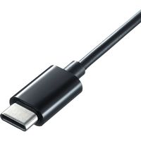 サンワサプライ 有線Type-CブルーLEDマウス(5ボタン・ブラック・静音タイプ) MA-BLC156BK 1個（直送品）