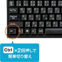 サンワサプライ パソコン自動切替器(2:1) SW-KVM2LUN2 1個（直送品）