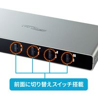 サンワサプライ パソコン自動切替器(4:1) SW-KVM4LUN2 1個（直送品）