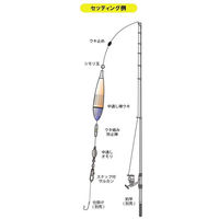 ルミカ A21090 堤防五目ウキ釣りセット5号グリーン 1セット