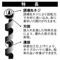 木工用ドリルロング　5.0mm 064289 1個 大西工業（直送品）
