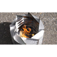 HONOAKARI ステンレス製七輪　単体 6300020703 1台（直送品）