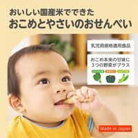 （7ヶ月頃から）エジソンママ くちどけおこめぼー 緑のやさい 1セット（1袋（25g）×３） 乳児用規格適用商品