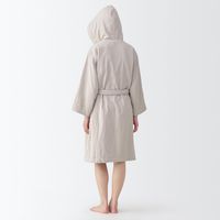 無印良品 ガーゼパイルバスガウン 男女兼用ＳーＭ ベージュ 良品計画