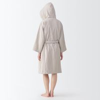 無印良品 ガーゼパイルバスガウン 男女兼用ＬーＸＬ ベージュ 良品計画