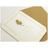 ゼットアンドケイ フラワーオーナメント色紙 クリーム 62-284 1個（直送品）