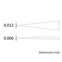 アイデアルテック 先端極細 ステンレスピンセット 直鋭型 耐酸・耐磁 先端幅0.30mm 全長135mm 27.SA.0.IT 1本（直送品）