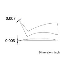 アイデアルテック 先端極細 ステンレスピンセット 90°曲鋭型 耐酸・耐磁 先端幅0.18mm 全長115mm 6.SA.0.IT 1本（直送品）