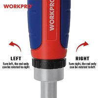 WORKPRO ワークプロ 37点入 ラチェット式ドライバー ビットセット ケース入 WP200517 1セット（直送品）