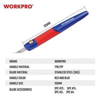 WORKPRO(ワークプロ) WORKPRO ワークプロ 14点入 差替式ナイフセット ケース入 WP219005 1セット（直送品）
