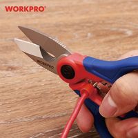 WORKPRO(ワークプロ) WORKPRO ワークプロ 電工ハサミ ステンレス製 全長167mm WP294003 1個（直送品）