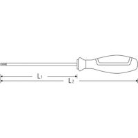 スタビレー STAHLWILLE 絶縁ヘクスローブドライバー T8 全長145mm 4675VDEーT8N 1本（直送品）