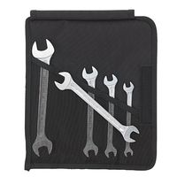 スタビレー STAHLWILLE 5点入 両口スパナセット ロールアップケース付 10/5 1セット（直送品）