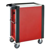 スタビレー STAHLWILLE 7段ツールトロリー W718×L496×H1020 耐荷重750kg レッド 95/7RーPRO 1台（直送品）