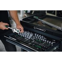 スタビレー STAHLWILLE 6段ツールトロリー W481×L877×H1000 耐荷重500kg ブルー 93/6B 1台（直送品）