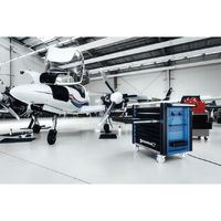 スタビレー STAHLWILLE 7段ツールトロリー W1001×L651×H1020 耐荷重1400kg ブルー 98/7BーPRO 1台（直送品）