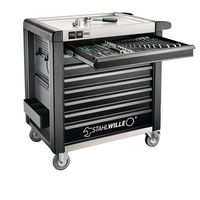 スタビレー STAHLWILLE 8段ツールトロリー W1001×L651×H1020 耐荷重1400kg 98/8AーPRO 1台（直送品）